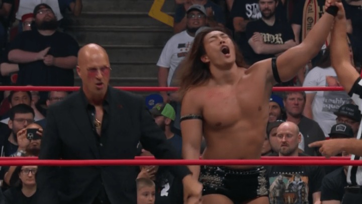 Takeshita Gets Huge Win Over Omega At All Out Wrestling News - WWE News ...