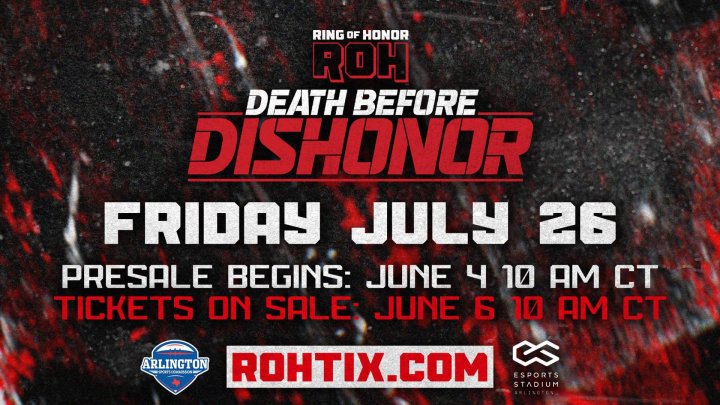 Two Matches Revealed For ROH Death Before Dishonor 2024 PPV Wrestling ...