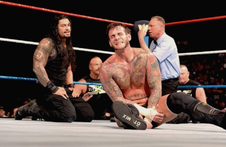 On This Day 1 6 CM Punk Vs Roman Reigns 2014 Wrestling News WWE