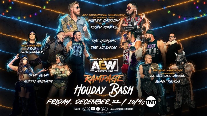 Complete Match Card Announced for AEW Rampage Holiday Bash Tonight Wrestling News – WWE News, AEW News, WWE Results, Spoilers, AEW Worlds End Results