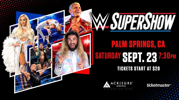 WWE SuperShow Results 9 23 23 Palm Desert CA Wrestling News WWE