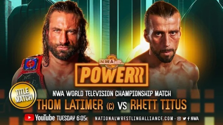 Thom Latimer Defends TV Title Tonight On NWA Powerrr, Full Card ...