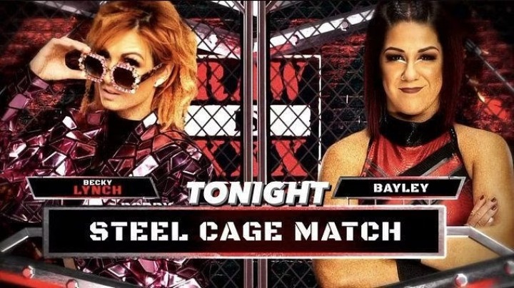 WWE Raw live results: Becky Lynch vs. Bayley steel cage match