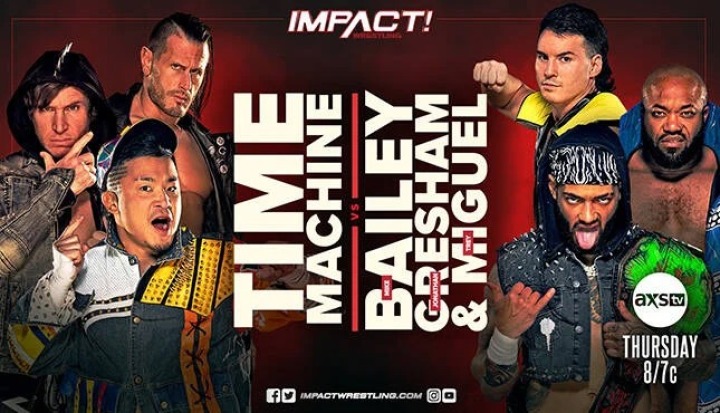 Card For Tonights Impact Wrestling Six Man Tag Match To Open Wrestling News Wwe News Aew 5881