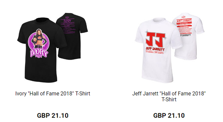 wwe hall of fame shirts