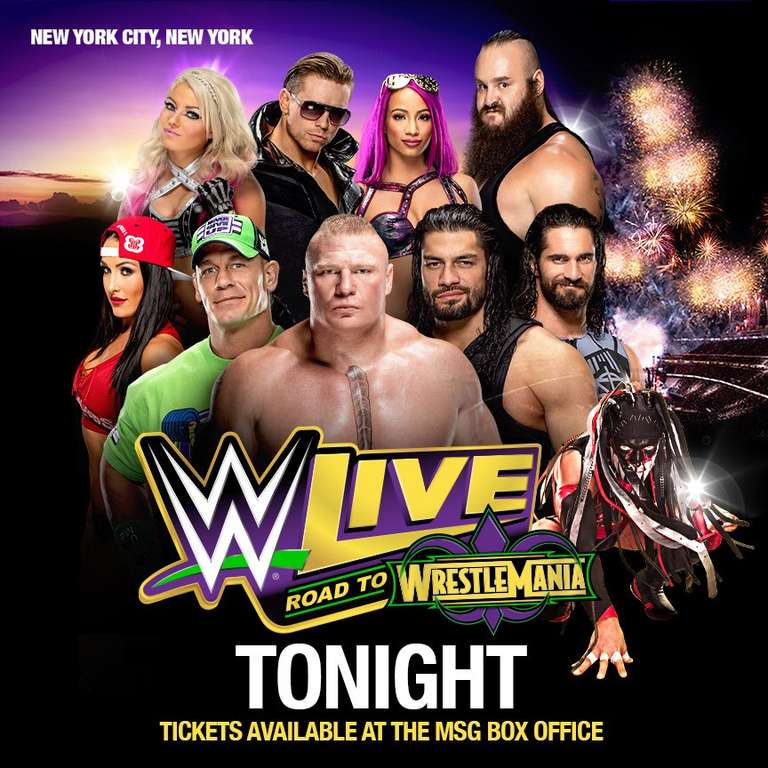 WWE Live Road to WrestleMania Results from Madison Square Garden (03