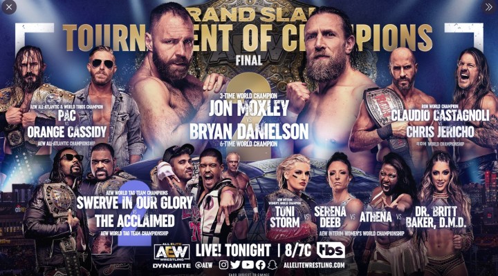 AEW Dynamite: Grand Slam Live Results (September 21, 2022) Wrestling ...