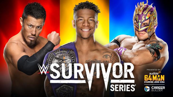 WWE Survivor Series Results Lio Rush vs. Kalisto vs. Akira Tozawa