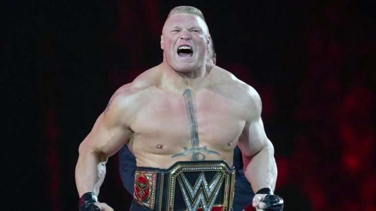 aew brock lesnar