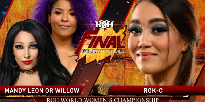Roh Womens Championship Match Set For Final Battle Updated Card Wrestling News Wwe News Aew 