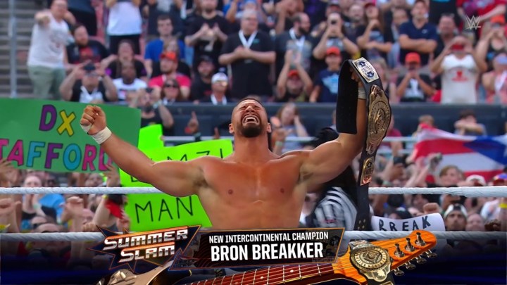 Bron Breakker Defeats Sami Zayn For Wwe Intercontinental Championship