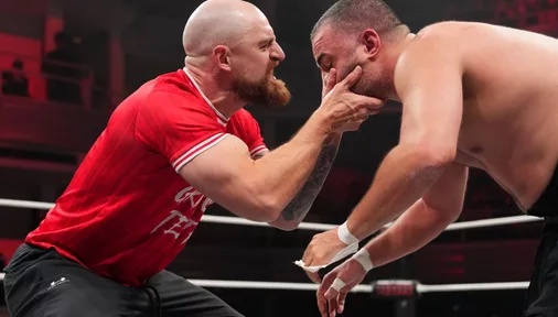 Eddie Kingston Gets His Hands On Zack Gibson At AEW Worlds End
