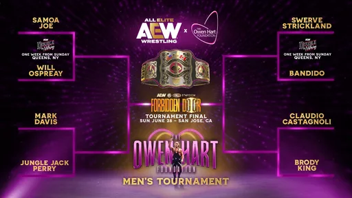 AEW Reveals Owen Hart Tournament Bracket With Huge Double Or Nothing Matches