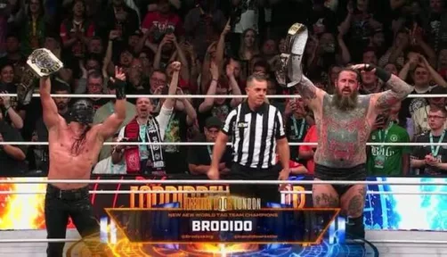 ‘Brodido’ Duo of Bandido & Brody King Win Tag Titles at AEW x NJPW Forbidden Door