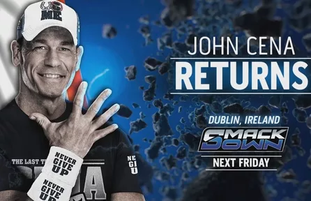 John Cena Returns To SmackDown In Dublin Ahead Of Clash In Paris