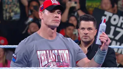Viral Video Captures Moment Fan Throws Bottle at John Cena