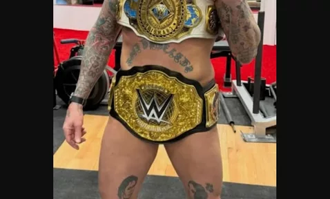 CM Punk Shares Bold Title Belt Photo After Elimination Chamber Victory