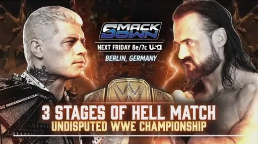 Stipulations Confirmed For Three Stages Of Hell Match On Next Week’s WWE SmackDown