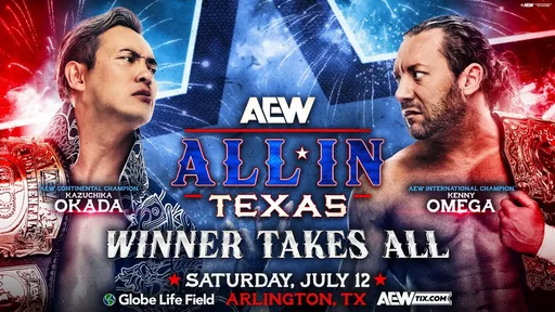 Kenny Omega vs. Kazuchika Okada Set for Winner Takes All Match at AEW All In: Texas