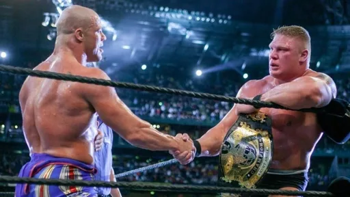 WWE Legend Kurt Angle Sends Message Following Lesnar’s Possible Final Match