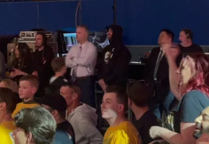 CM Punk Spotted In The Crowd At WWE Crown Jewel