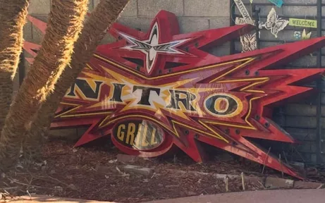 The Godfather Helps Move Original WCW Nitro Sign After Years Hidden Away