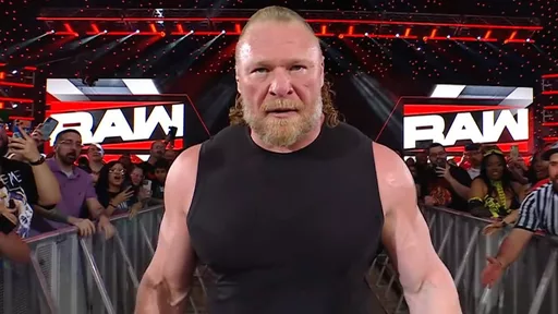 Brock Lesnar Returns To WWE Raw And Destroys Oba Femi