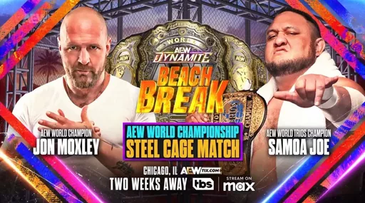 Steel Cage Match Set for AEW World Title Match at Beach Break
