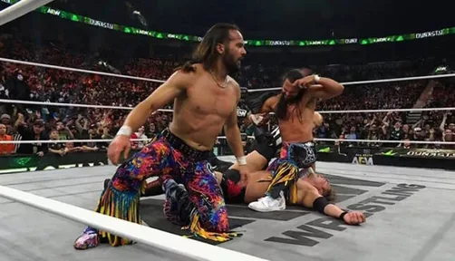Young Bucks Beat Feuding Kazuchika Okada & Konosuke Takeshita At AEW Dynasty