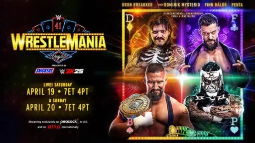Bron Breakker to Defend Intercontinental Title in Fatal Four-Way at WWE WrestleMania 41