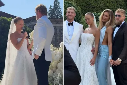 Logan Paul and Nina Agdal Say “I Do” in Stunning Lake Como Wedding
