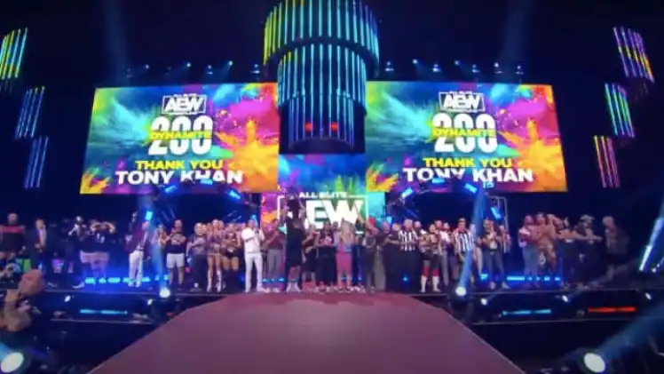 AEW Roster Expresses Gratitude to Tony Khan on Dynamite s 200th