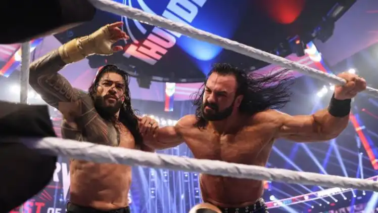 CLASH AT THE CASTLE 2022 - ROMAN REINGS VS DREW MCINTYRE